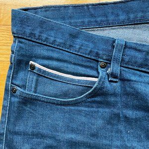 Naked & Famous Workmans Blue Selvedge Denim M36